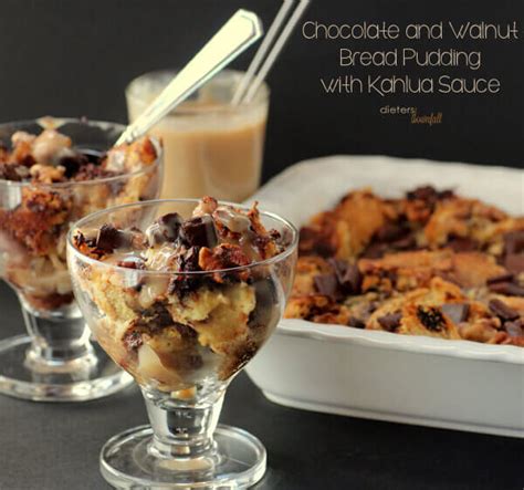 Chocolate and Walnut Bread Pudding - Pint Sized Baker