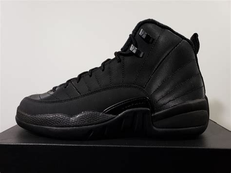 Air Jordan 12 Winterized Black Anthracite BQ6851-001 Release Date - SBD