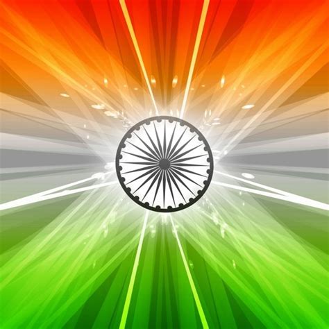 Beautiful Indian flag design Vector | Free Download