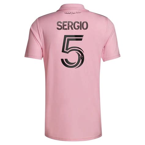 2023 Inter Miami Home Pink Jersey Sergio Busquets 5