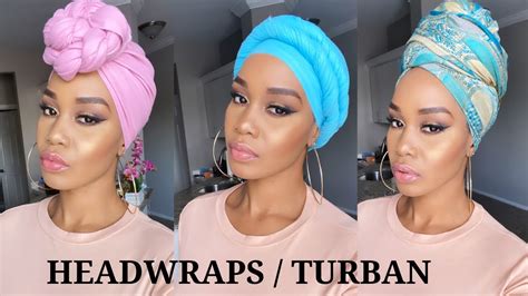 🔥 6 Quick & EASY Headwrap/ Turban Styles / Tutorials /Tupo1 - YouTube