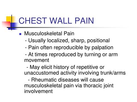 PPT - CHEST PAIN PowerPoint Presentation, free download - ID:3412247