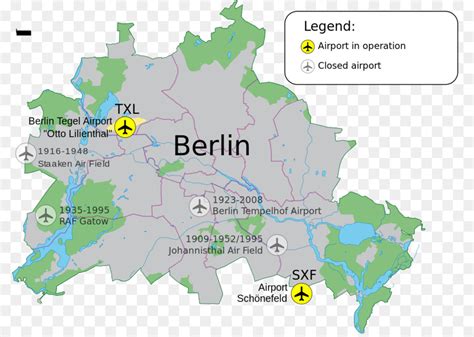 Berlin Airport Map