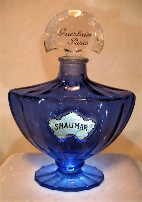 Rare Shalimar Blue Perfume Bottle | Perfume bottle design, Perfume ...