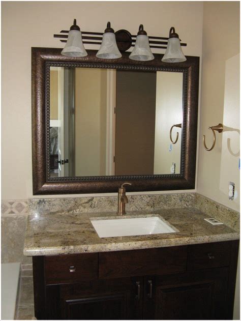 Framed Bathroom Mirror Ideas / Bathroom Mirror Frames Ideas 3 Major Ways We Bet You Didn T Know ...