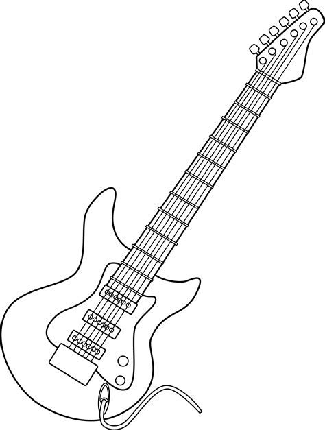 electric guitar in monochrome clip art 20 free Cliparts | Download ...