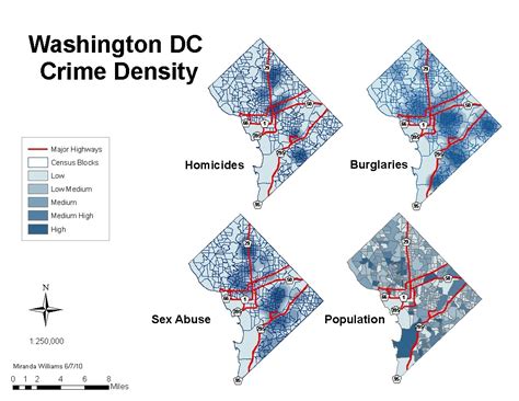 Miranda's GIS Blog: Week 8 Washington DC Crimes