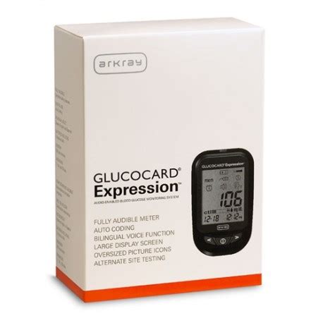 Arkray GlucoCard Expression Blood Glucose Meter Kit | Diabetestests...