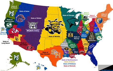 The United Non-States of College Basketball: A Map : CollegeBasketball