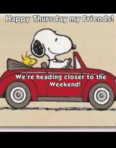 Pin by Collette Kite Phillips on Happy Day! | Happy thursday quotes, Snoopy funny, Happy thursday