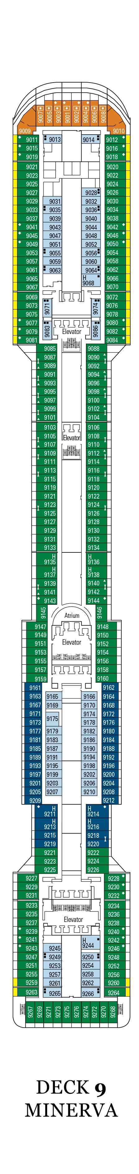 MSC Divina Deck Plans | CruiseInd