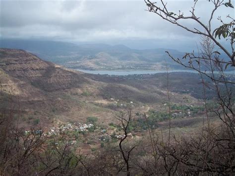 Monsoon Views Of Sinhagad Fort