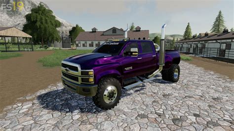 Chevrolet Silverado 4500 HD v 1.0 - FS19 mods / Farming Simulator 19 mods