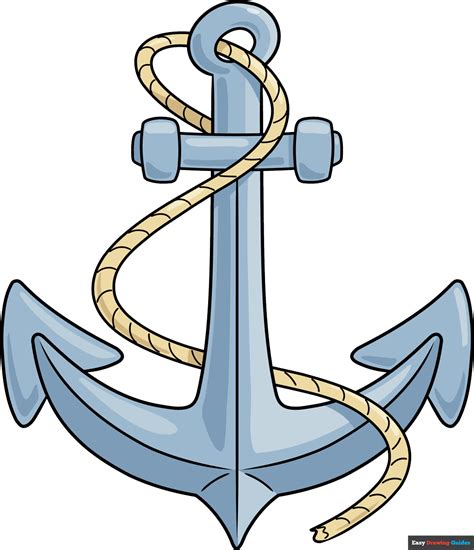 How To Draw An Anchor Coloring Page Trace Drawing - vrogue.co