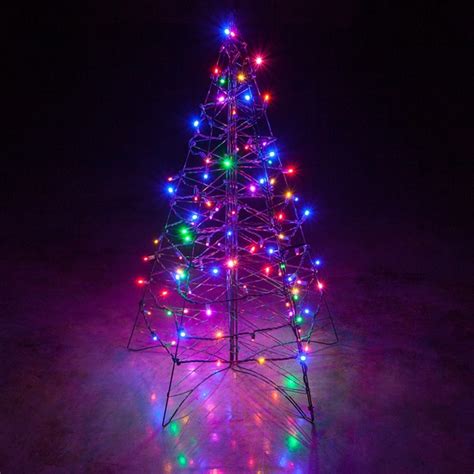 Lighted Multicolor LED Outdoor Christmas Tree