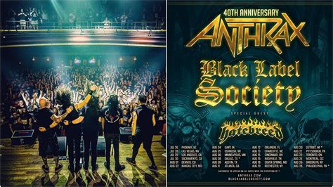 Anthrax and Black Label Society Tour 2022 tickets: Where to buy, dates ...