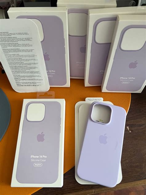 iPhone 14 Pro Magsafe Silicone Case [Lilac] on Carousell