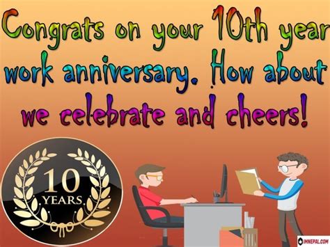 Congratulations Messages For 10 Year Work (Service) Anniversary