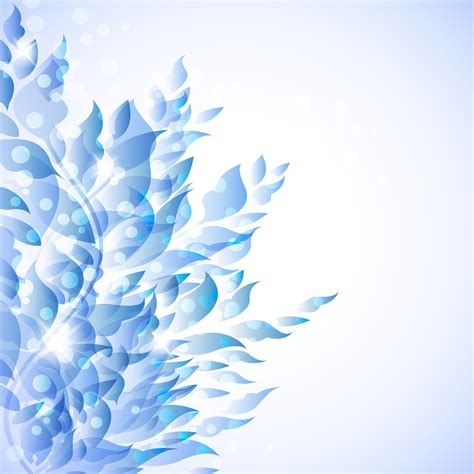 Elegant Blue Transparent Floral background 668696 Vector Art at Vecteezy