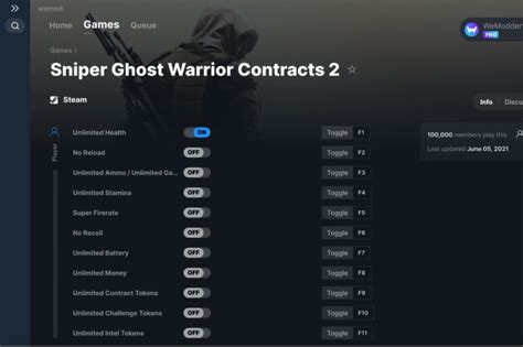 Sniper Ghost Warrior Contracts 2 Trainer (Update 4) - Latest Version