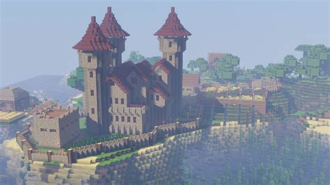 A castle I made in survival mode : r/Minecraft