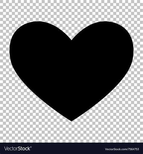 Black icon isolated on transparent Royalty Free Vector Image