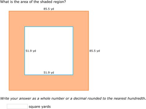 IXL - Area between two shapes (Geometry practice)