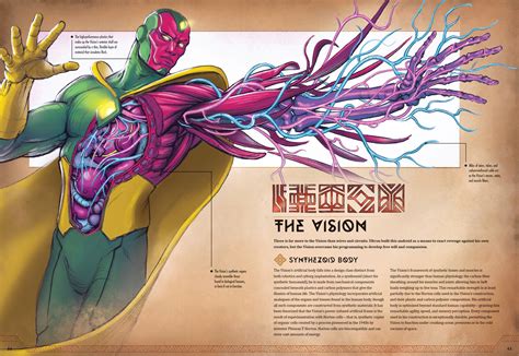 The Making of The Vision - Marvel Anatomy, Jonah Lobe | Marvel superheroes art, Marvel concept ...