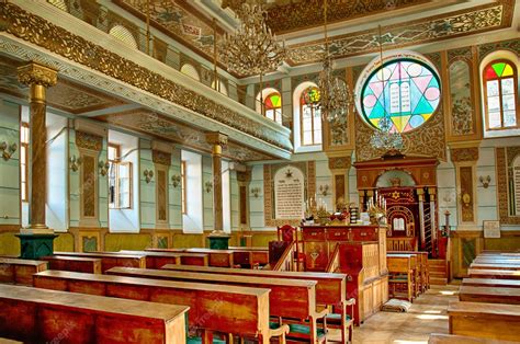 Premium Photo | Synagogue interior