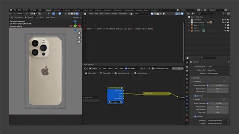 iPhone 14 Pro 3D Model for Blender :: Behance