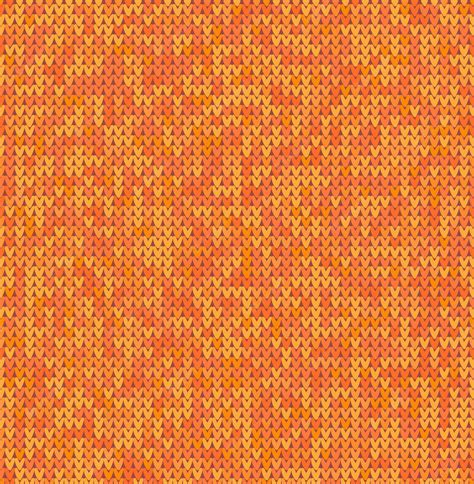 Premium Vector | Orange knit texture seamless pattern vector knitted realistic background