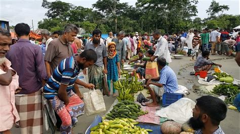 Vegetables Market In Rural Village | Most Seller Here Farmers | Vegetables Comes From Direct ...