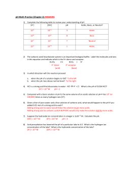 Phet pH Scale Basics Worksheet