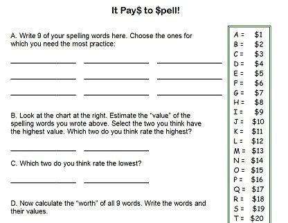 4th Grade Spelling Fun Worksheets | laurensmodaintima