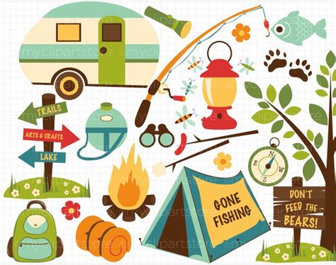 Free Vintage Camping Cliparts, Download Free Vintage Camping Cliparts png images, Free ClipArts ...