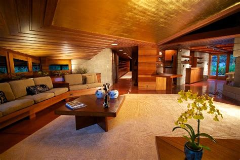 Maynard Buehler House (Interior) by Frank Lloyd Wright, Usonian Style ...