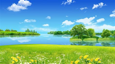 Spring Landscape Wallpaper - WallpaperSafari