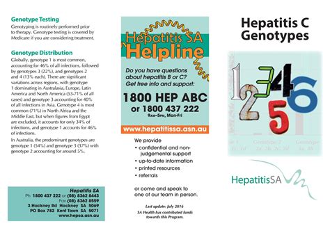 Hepatitis C Genotypes by Hepatitis SA - Issuu