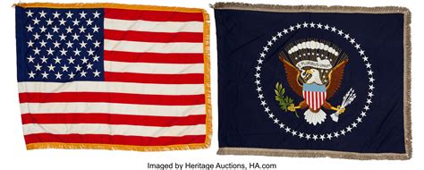 John F. Kennedy: Two White House Oval Office Flags.... (Total: 7 | Lot #38077 | Heritage Auctions