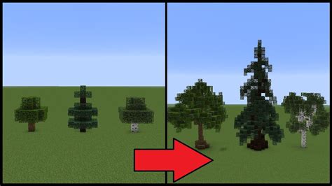 Minecraft: How To Make Better Trees! - YouTube