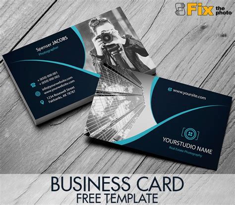 Free Photoshop Business Card Templates – within Photoshop Name Card ...