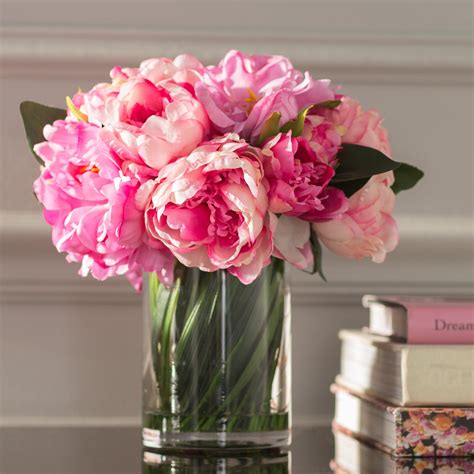 Light Pink Peonies Bouquet Wallpapers - Wallpaper Cave