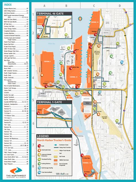 Cruise Ship Port Seattle Map