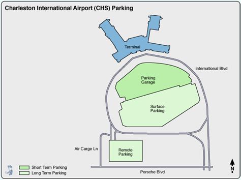 Charleston Airport Parking | CHS Airport Long Term Parking Rates & Map