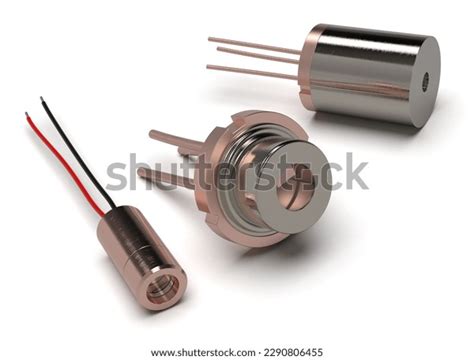 Laser Diodes Isolated On White 3d Stock Illustration 2290806455 ...