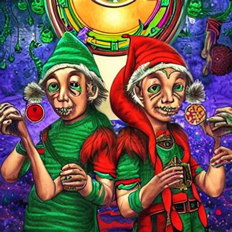 The DMT Machine Elves | Stable Diffusion | OpenArt