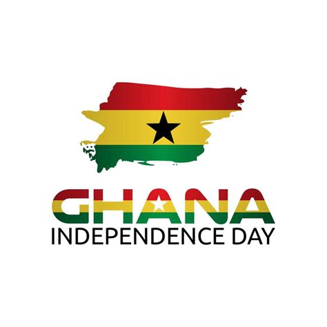 vector graphic of Ghana independence day good for Ghana independence ...