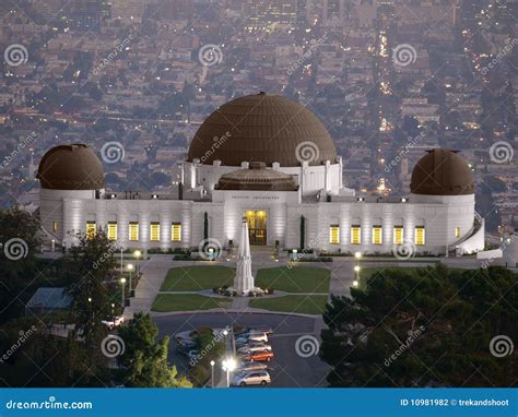 Griffith Park Observatory stock photo. Image of city - 10981982