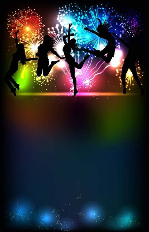 Disco Dance Night Party Background, Laser, Silhouette, Light Emitting ...