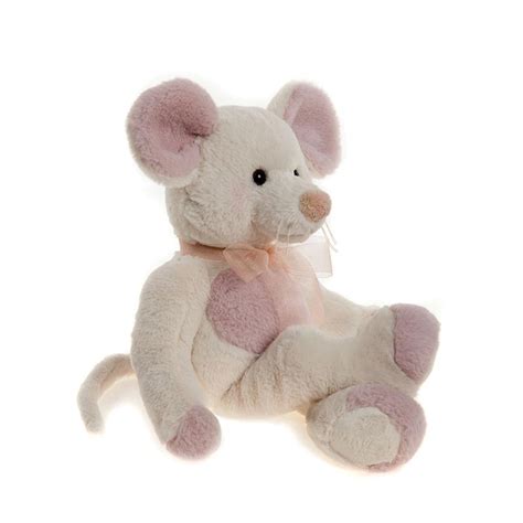 Charlie Bears - Mme Roquefort Is An White Plush Mouse (5060380072894)